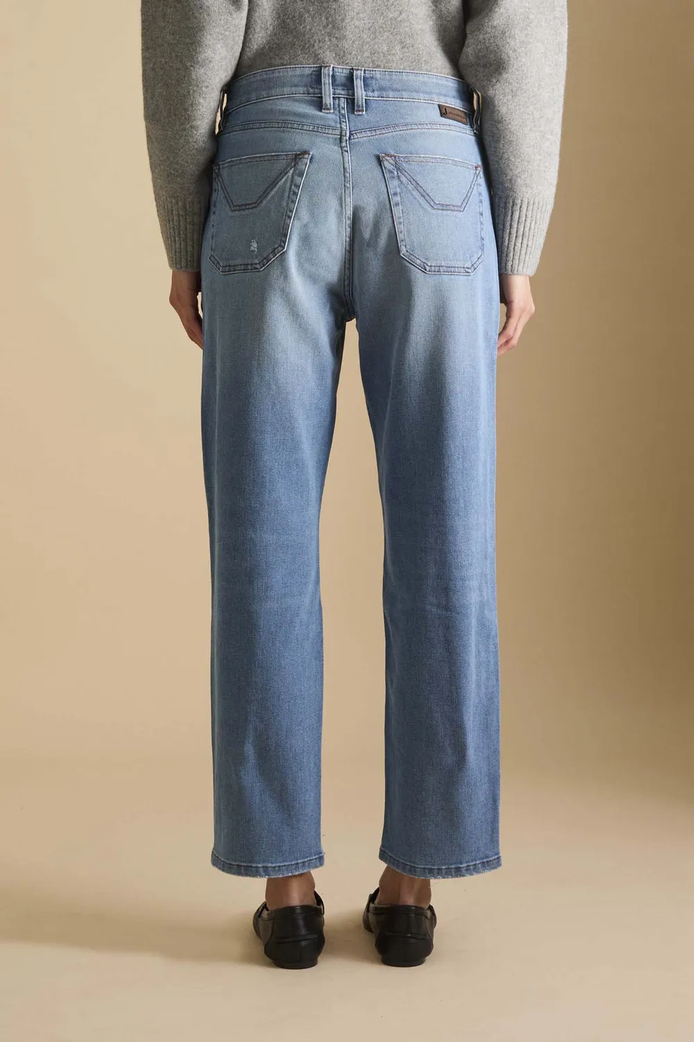 Jeckerson Julia boyfriend jeans lichtblauw stretch