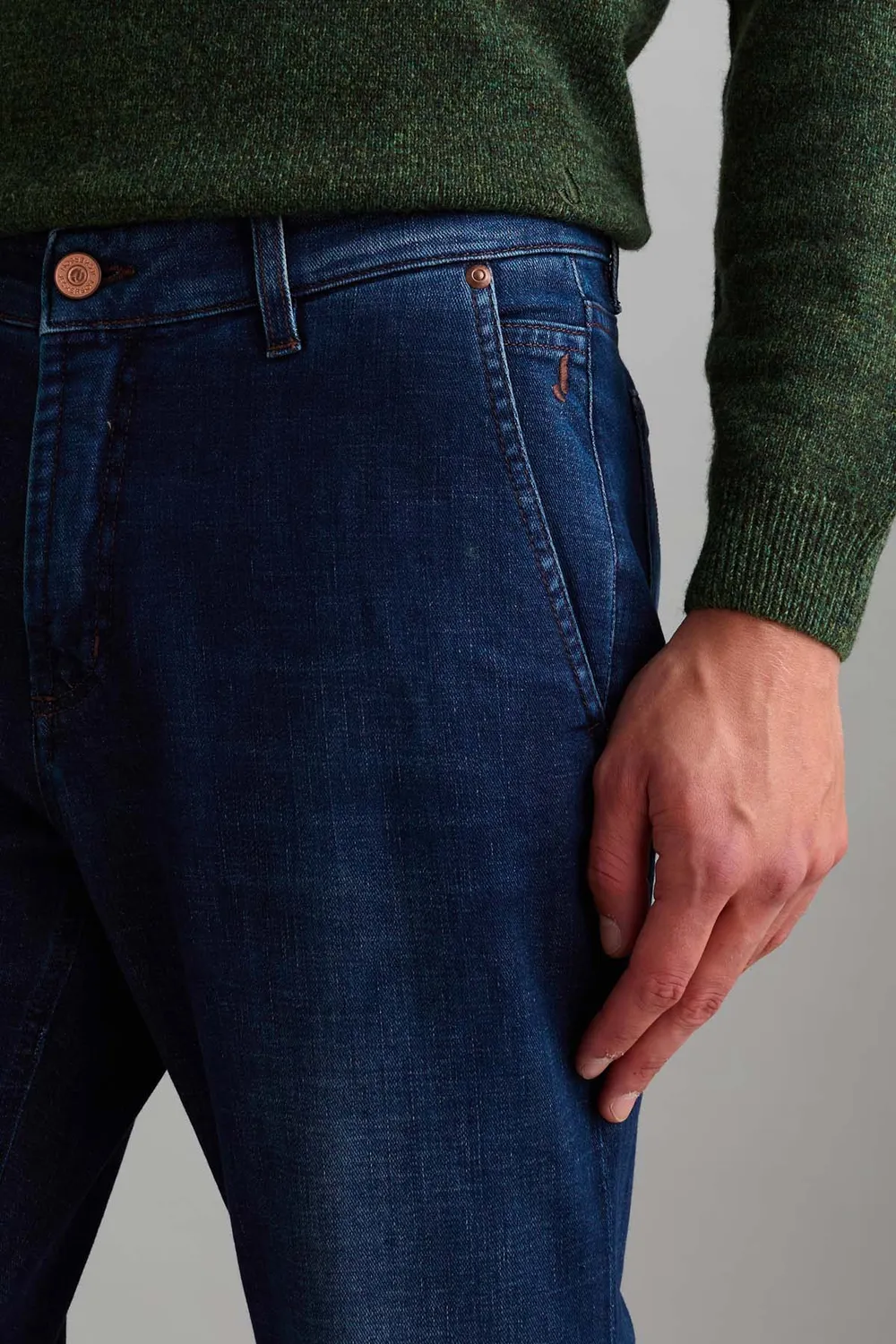 Jeckerson Julius chino jeans blauw slim fit