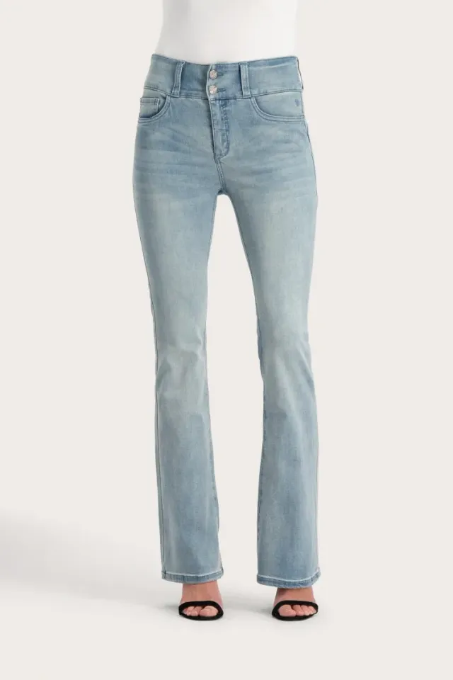 Florez Bodine Flared jeans LA Blue high waist