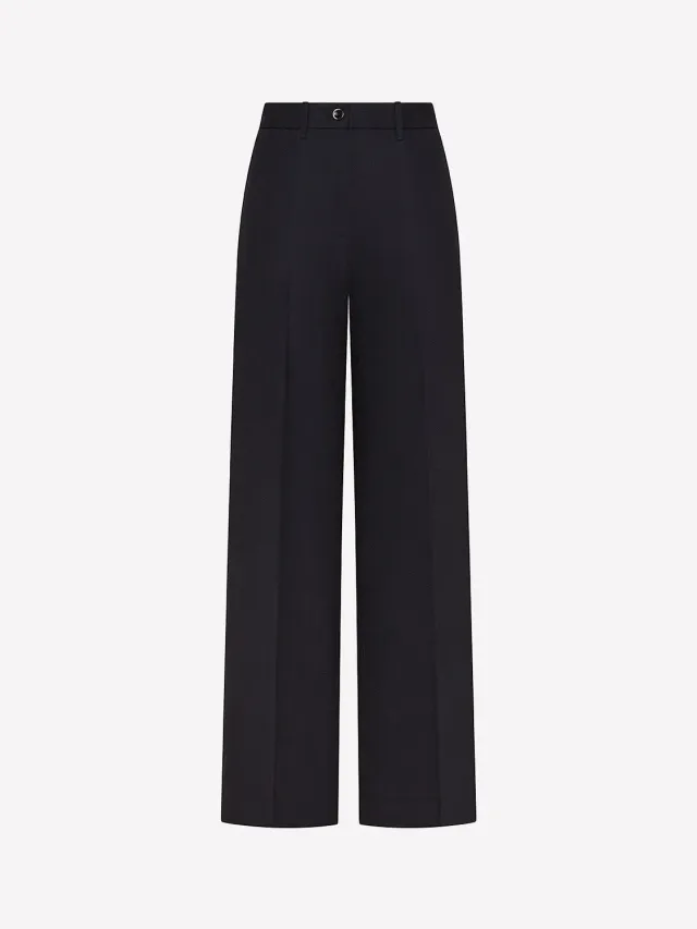Nine In The Morning Fiamma FMM44 broek dames navy wol