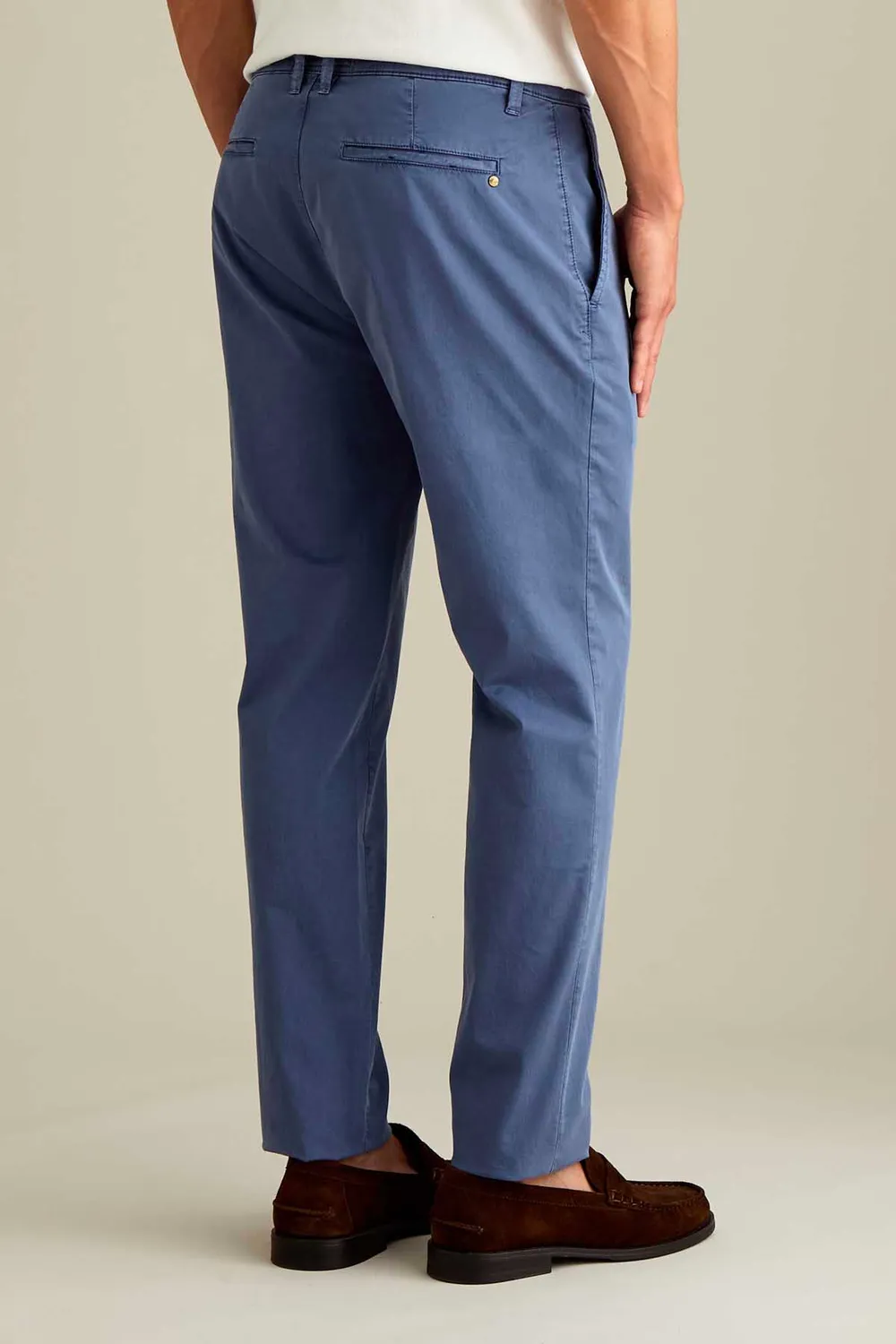 Jeckerson Jack slim fit chino blauw medio