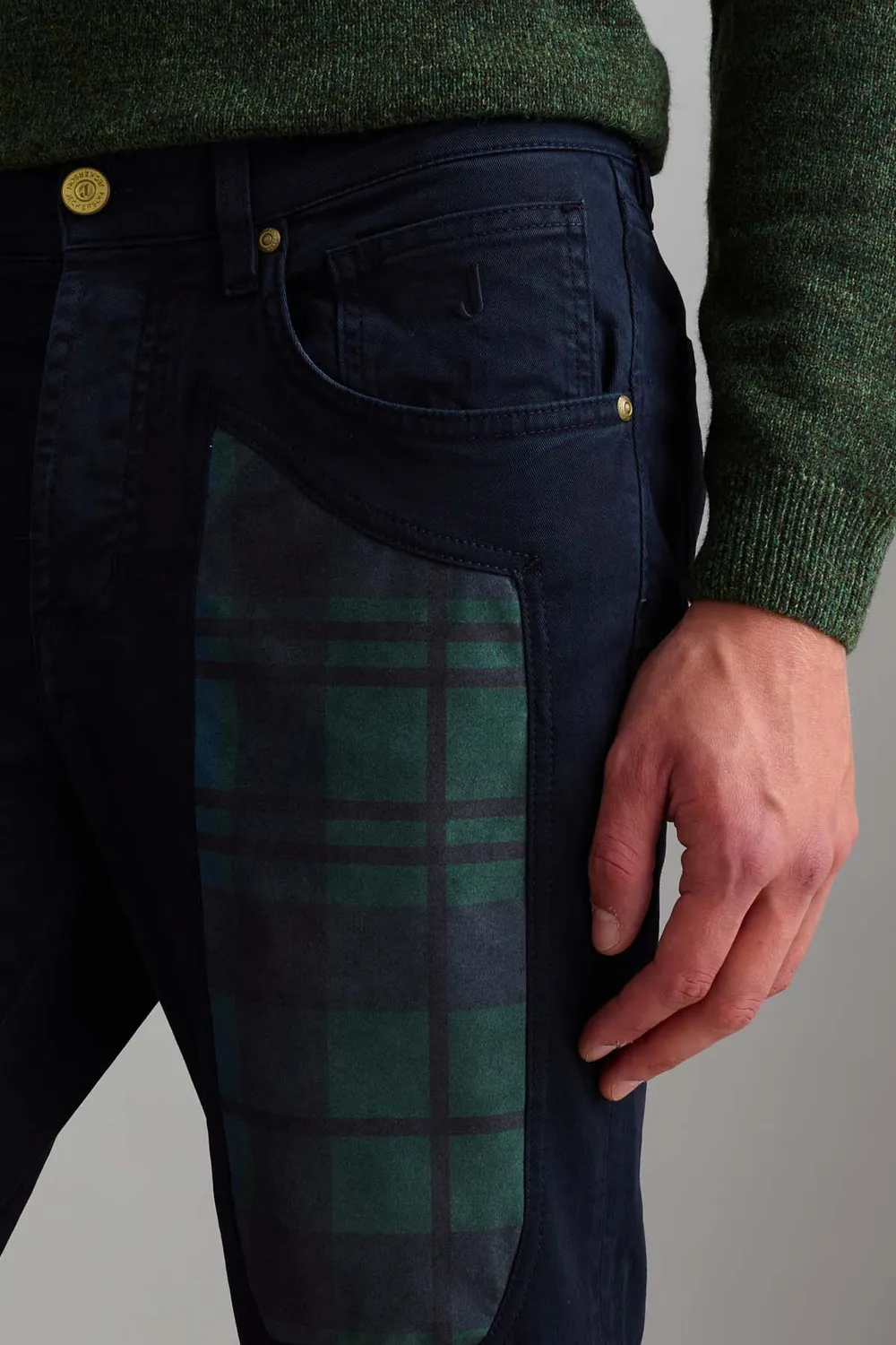 Jeckerson Anniversary chino slim fit donkerblauw