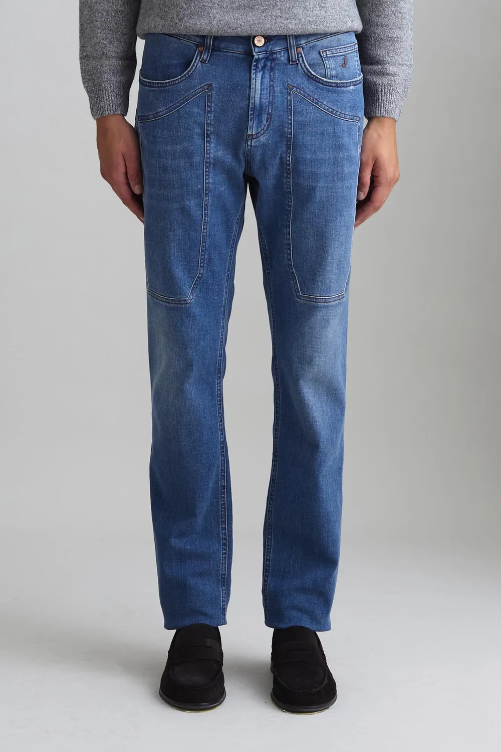 Jeckerson John slim fit jeans blauw clean toppa