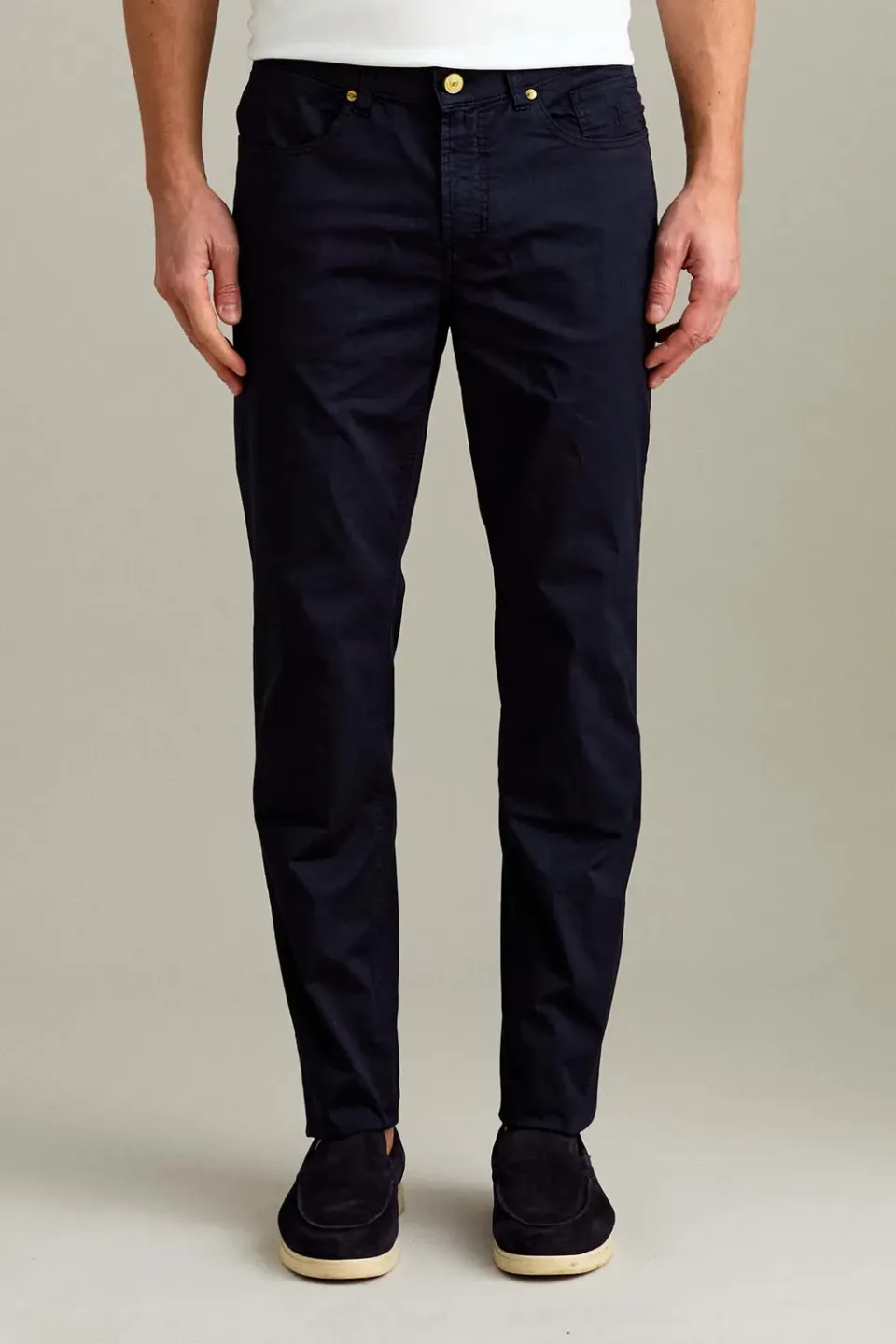 Jeckerson Jordan slim fit chino donkerblauw