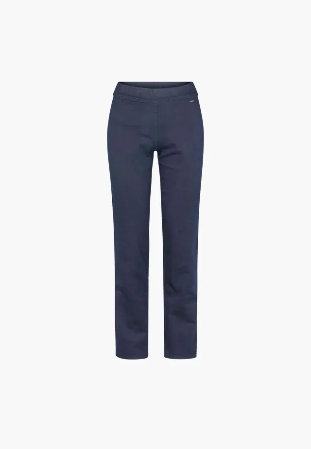 Laurie Serene Regular ML damesbroek Dark Blue Denim stretch