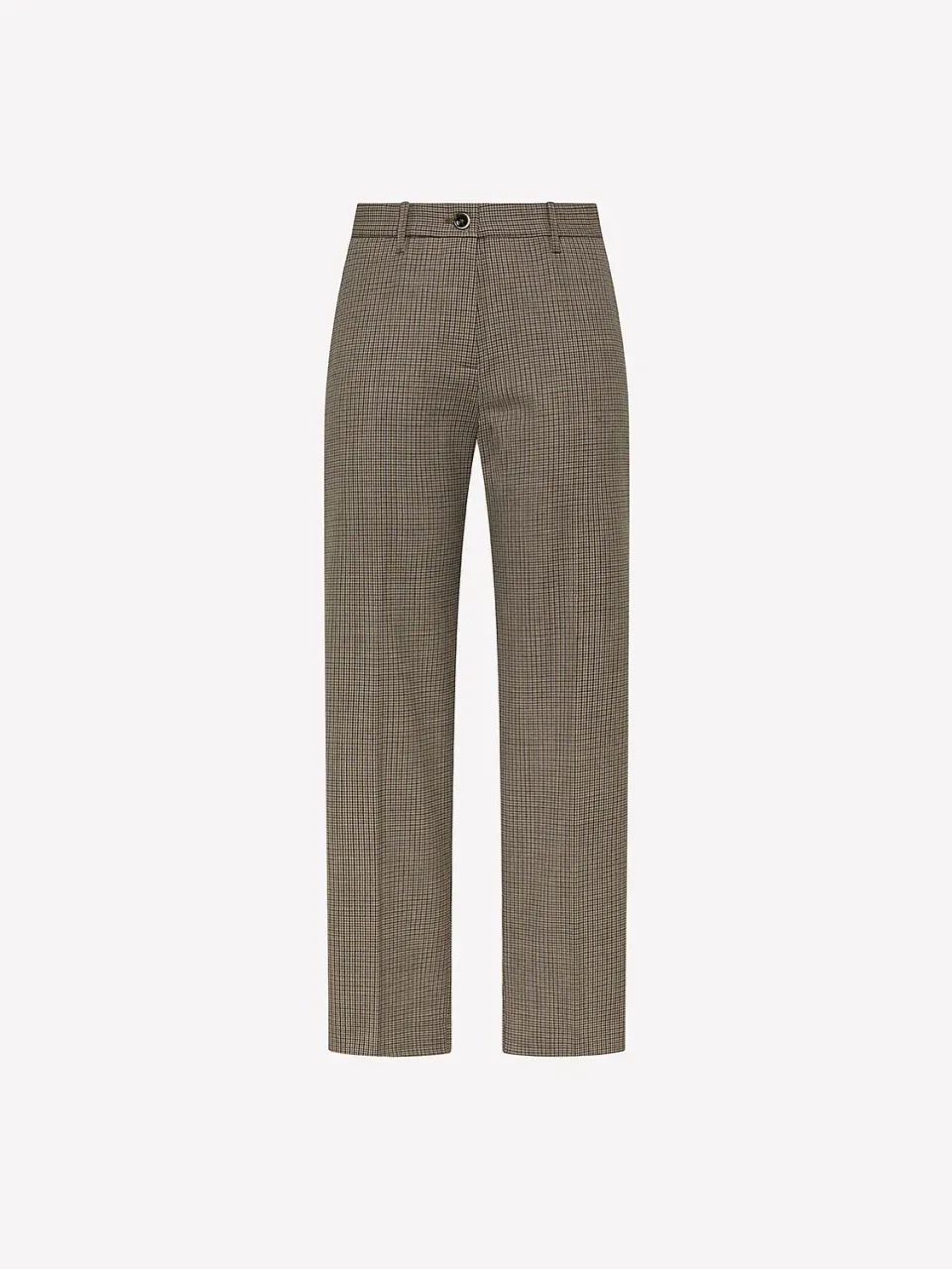 Nine In The Morning Seraphine SER05 slimfit broek Check wolmix