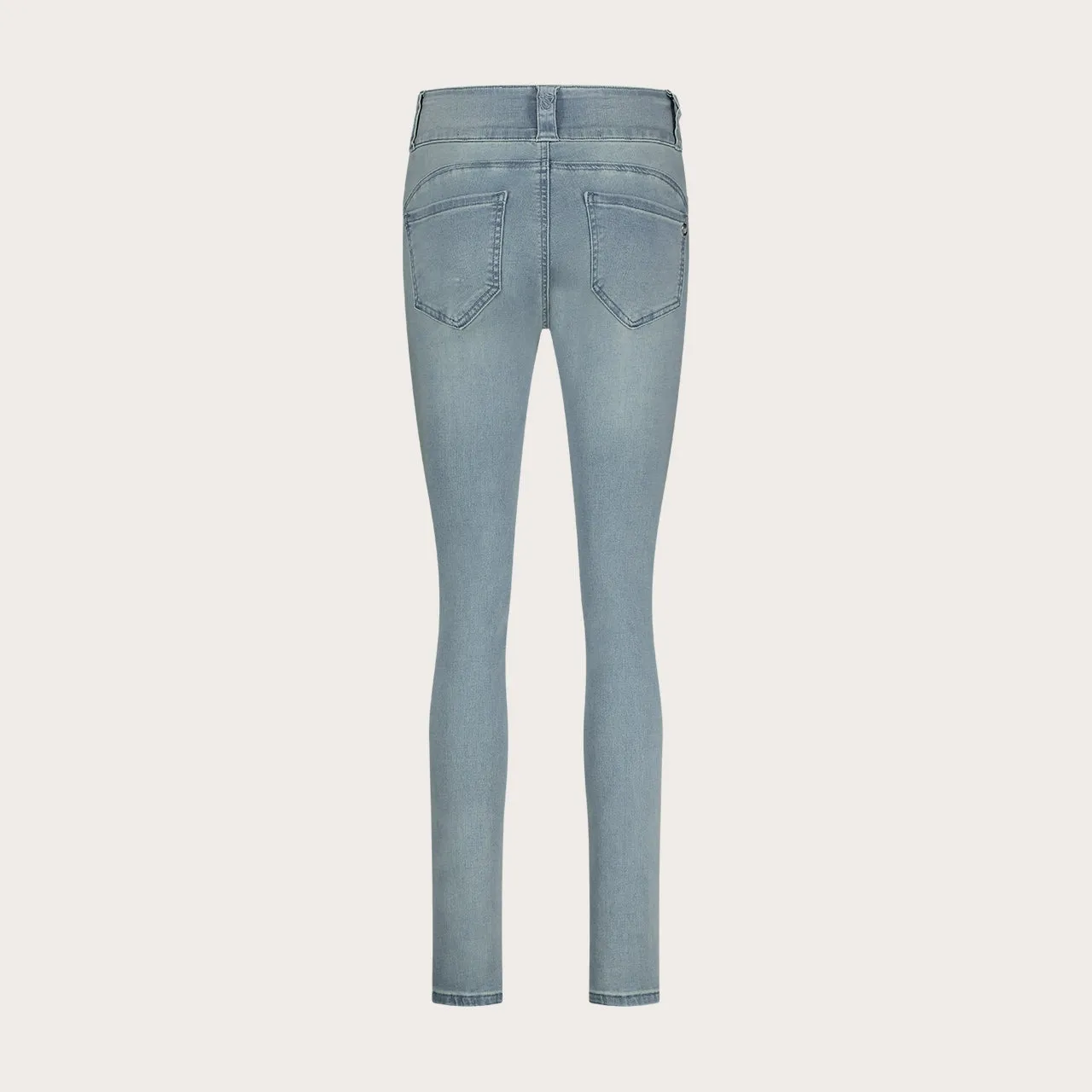 Florez Bodine Slim Fit jeans lichtblauw high-waist