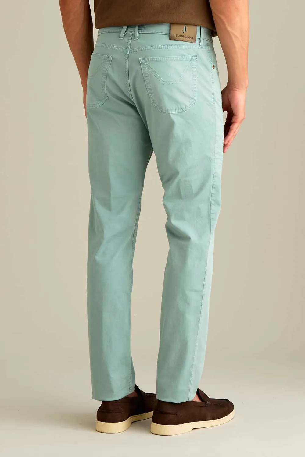 Jeckerson John Slim Fit Chino Pastelgroen