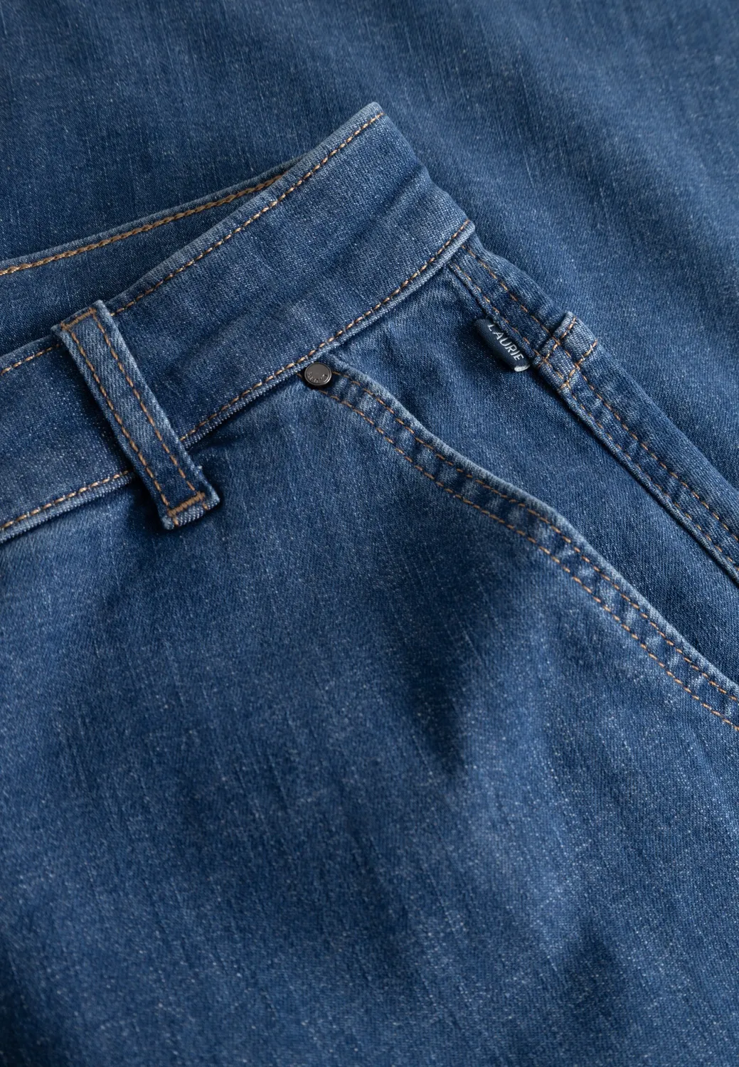 Laurie Aim rok 80 cm blue denim stretch