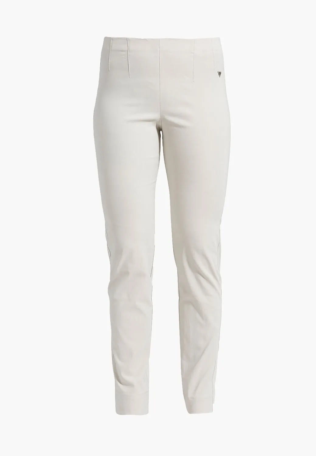 Laurie Betty Regular ML broek Grey Sand stretch