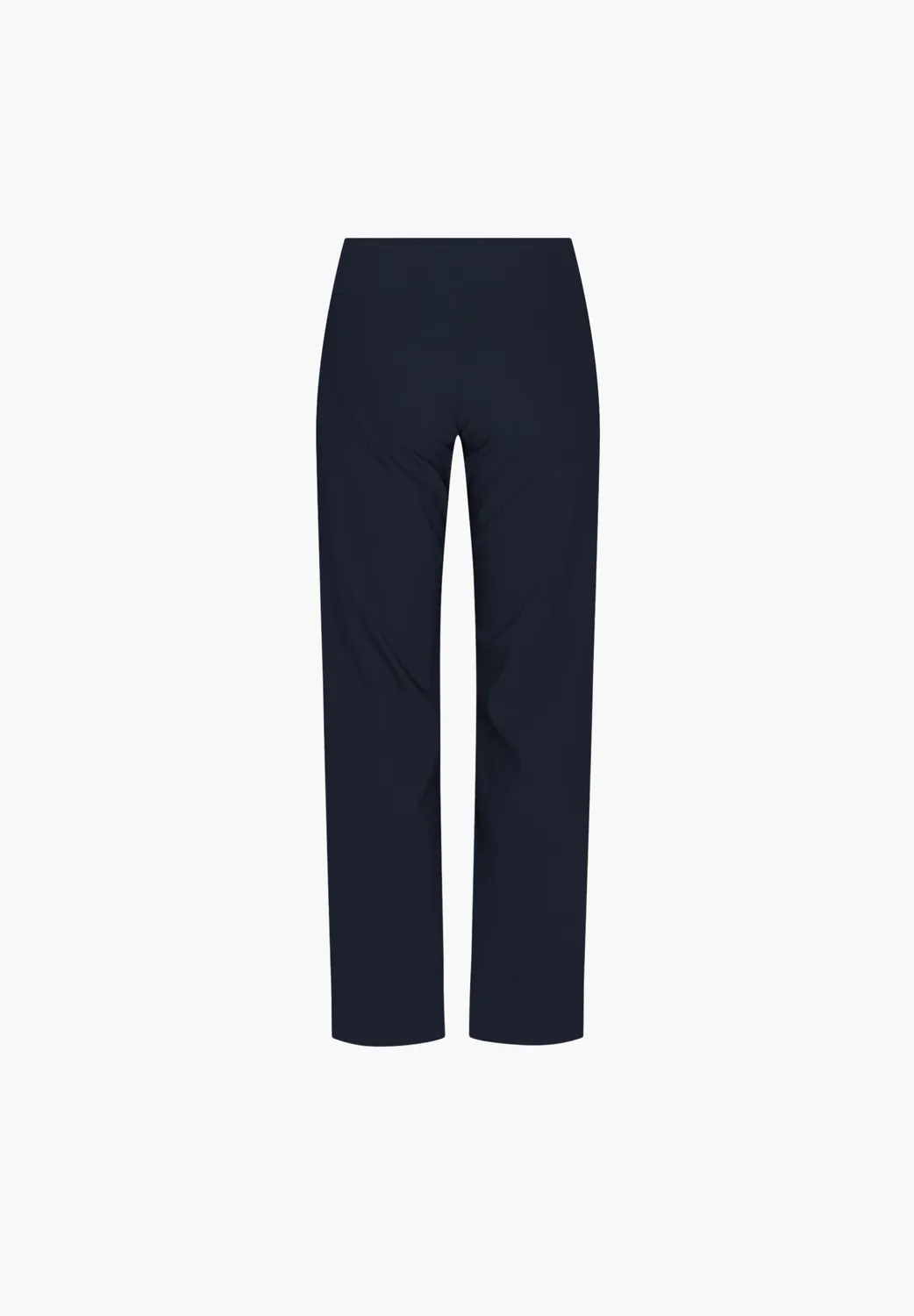 Laurie Thea Straight ML broek navy hoge taille