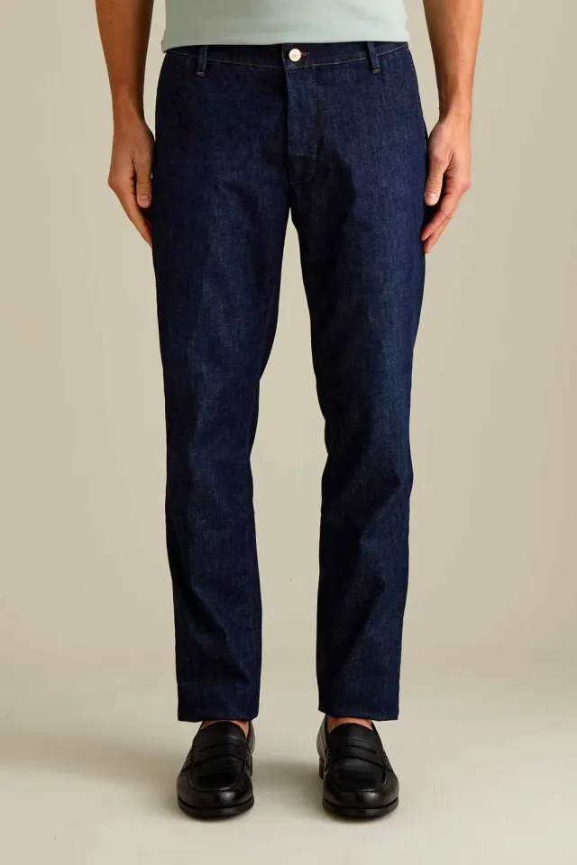 Jeckerson Jack denim donkerblauw slim fit jeans