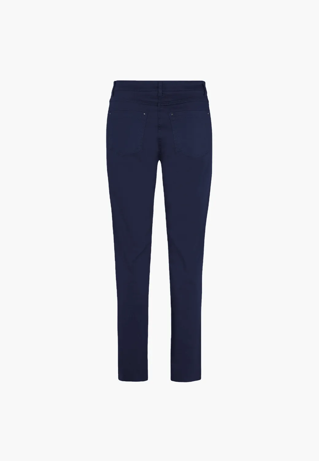Laurie Laura Slim ML broek Navy stretch