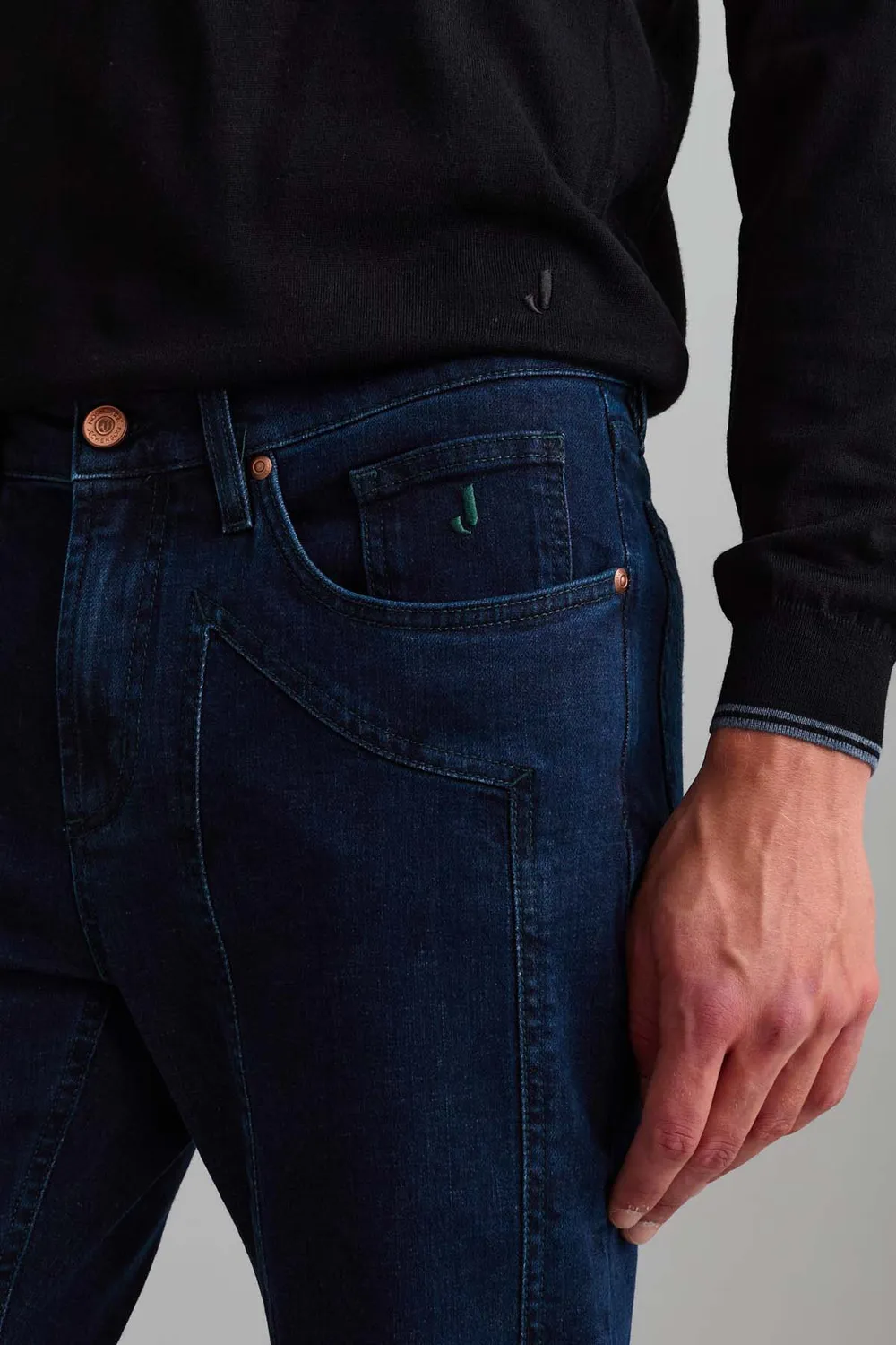 Jeckerson John Jeans Donkerblauw Denim Slim Fit