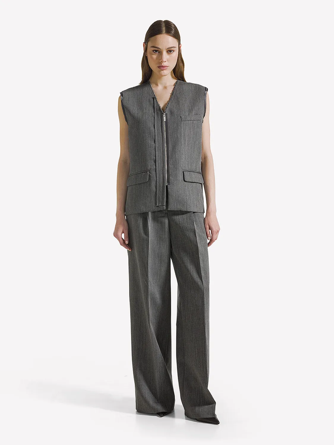 Nine In The Morning Marzia MRZ01 gilet kette wol