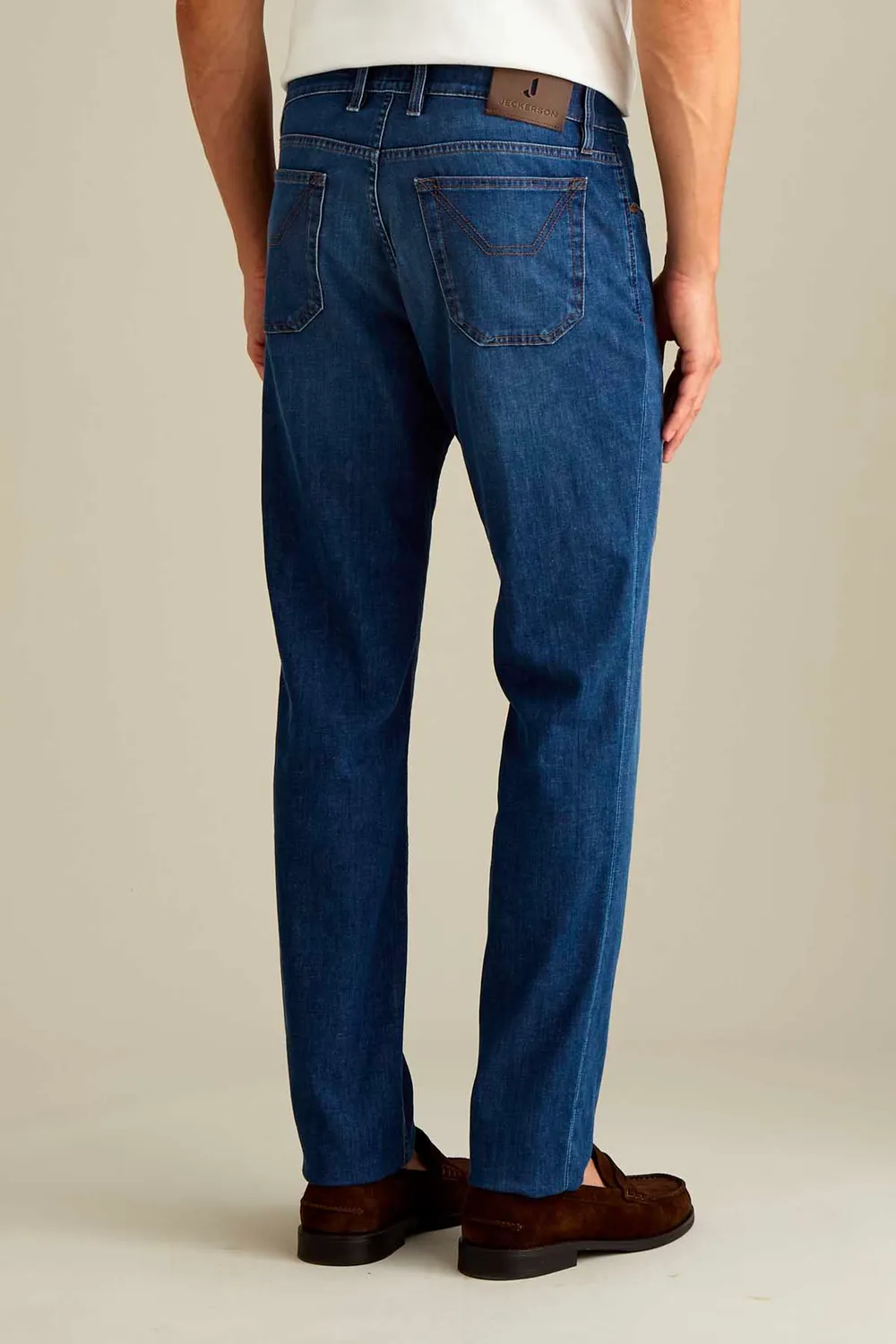 Jeckerson John Slim Fit Jeans Middenblauw