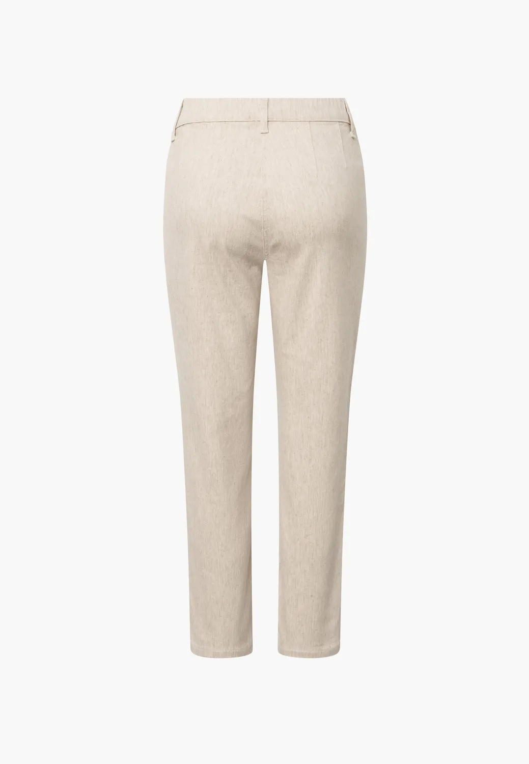 Laurie Kelly Regular CL broek grey sand hemp cropped