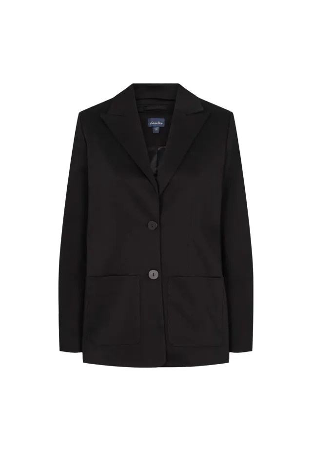Laurie Britt blazer 76 cm zwart katoenmix