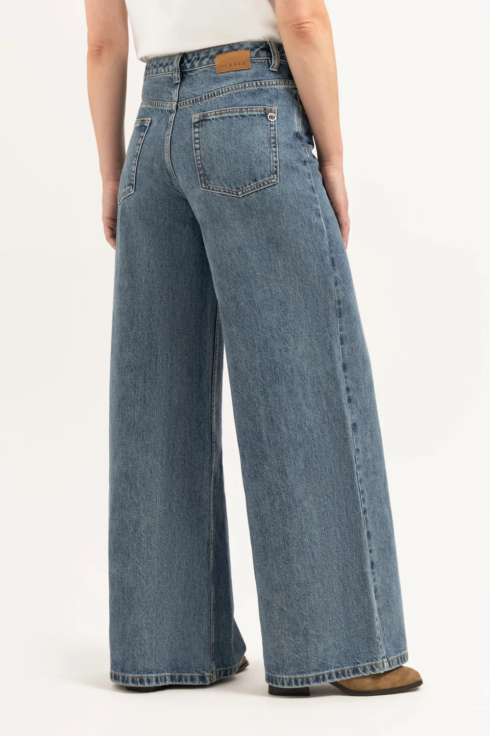 Florez Liv Wide Leg jeans stormy blue loose fit