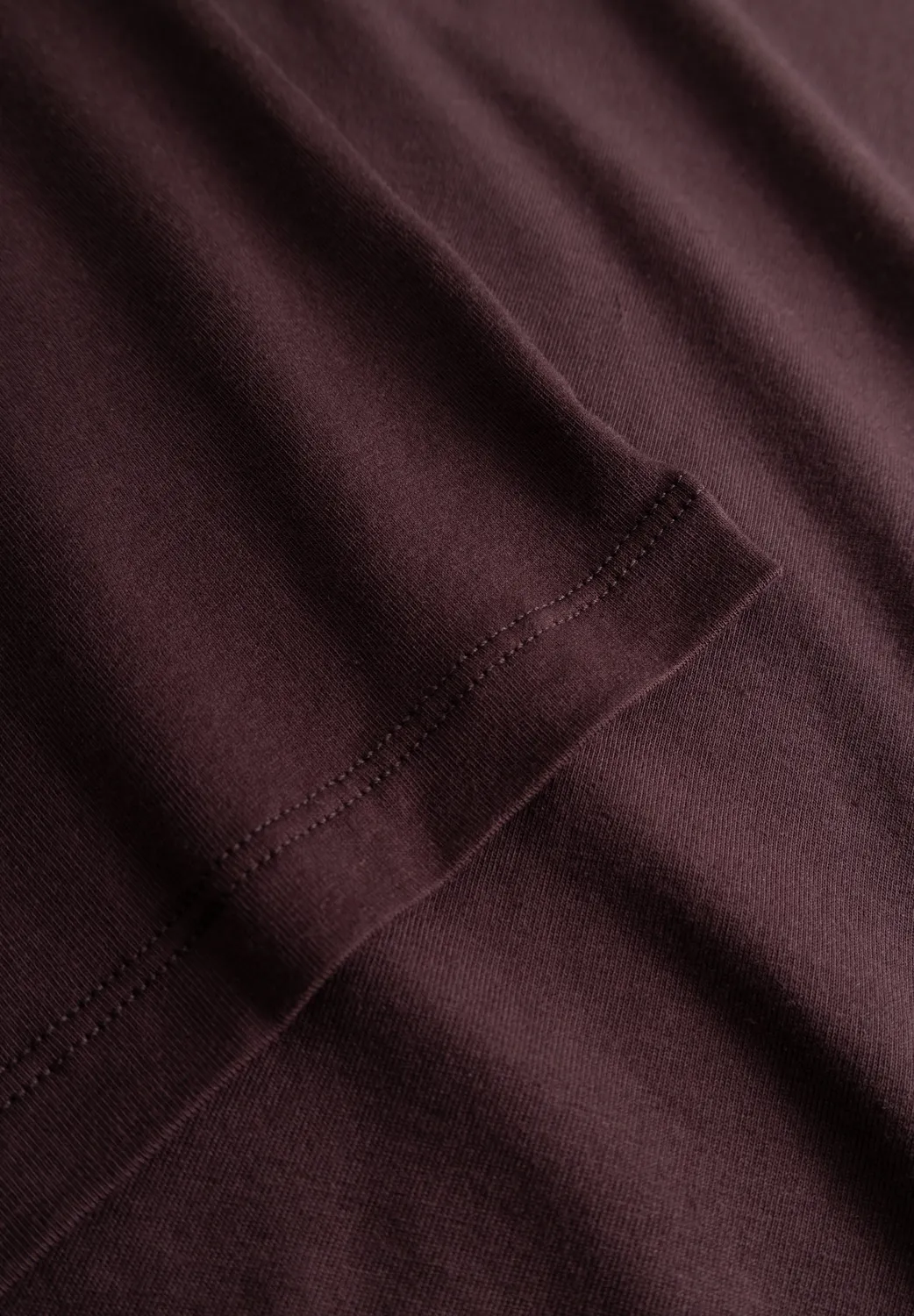 Laurie Amanda T-Shirt LS Dark Plum stretch