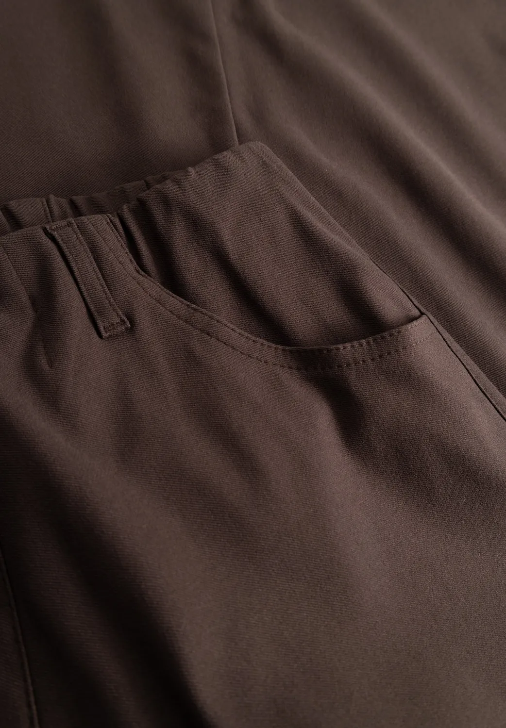 Laurie Donna Loose SL broek brown wijd