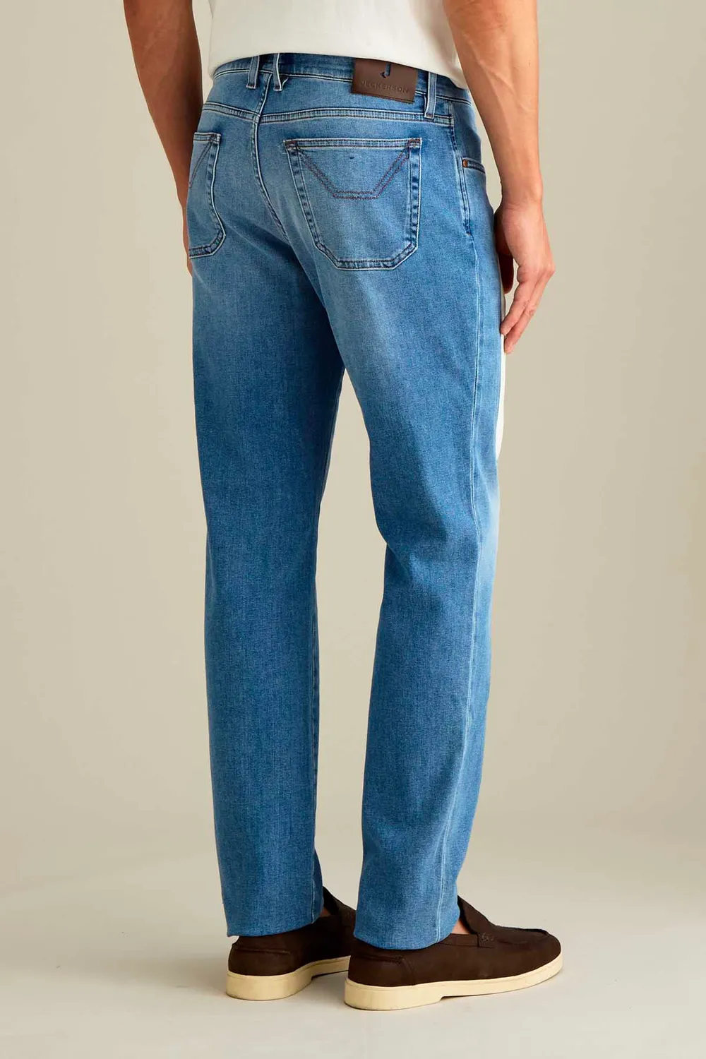 Jeckerson John Slim Fit Jeans Lichtblauw Alcantara