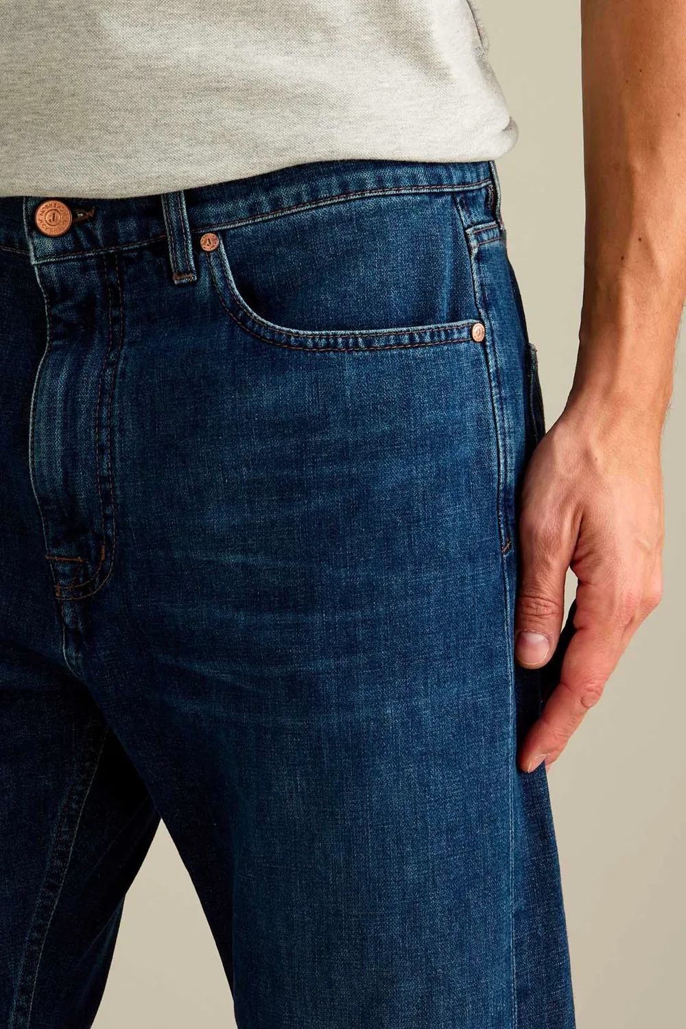 Jeckerson regular fit jeans blauw vintage denim
