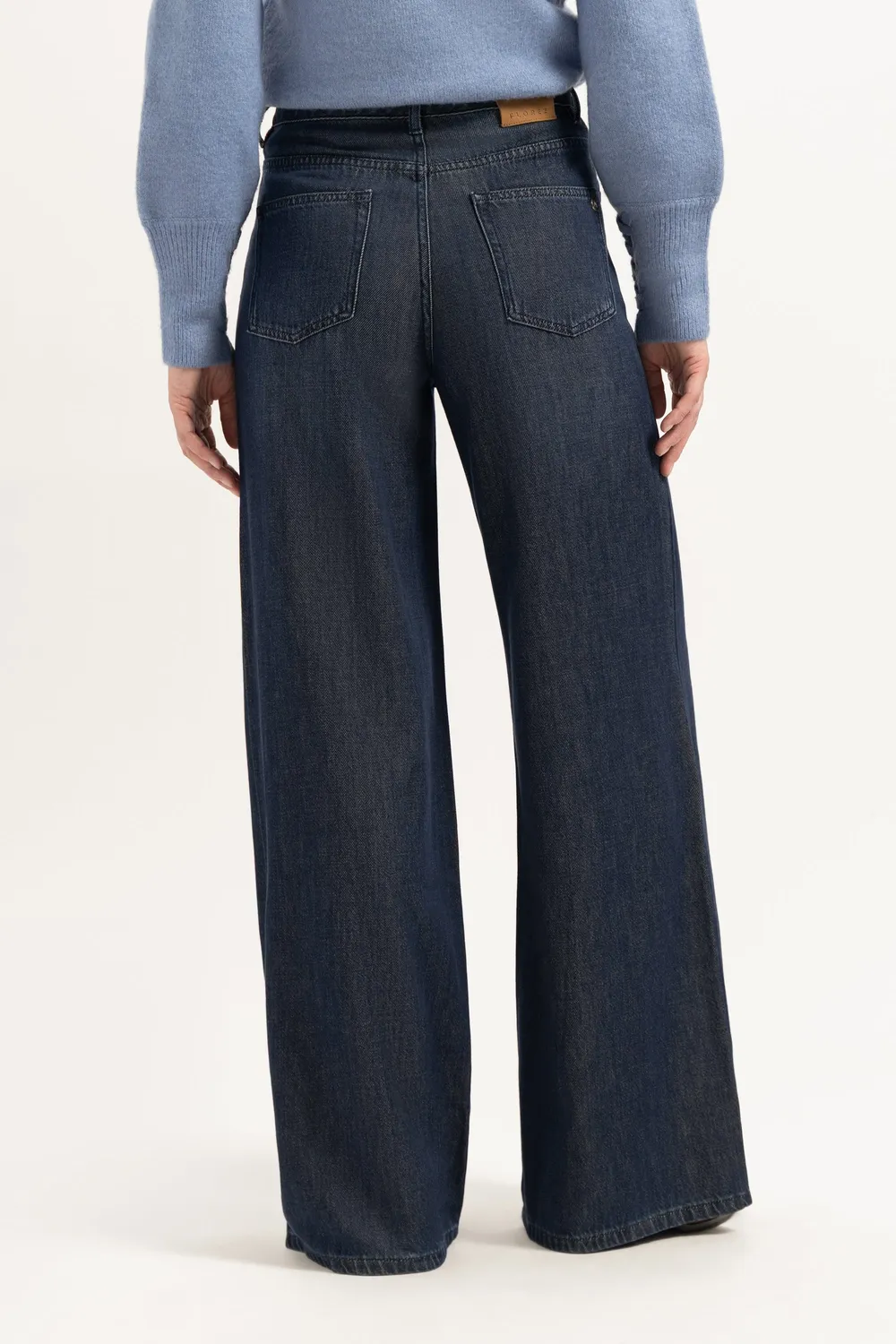 Florez Liv Wide leg jeans Indigo Blue loose