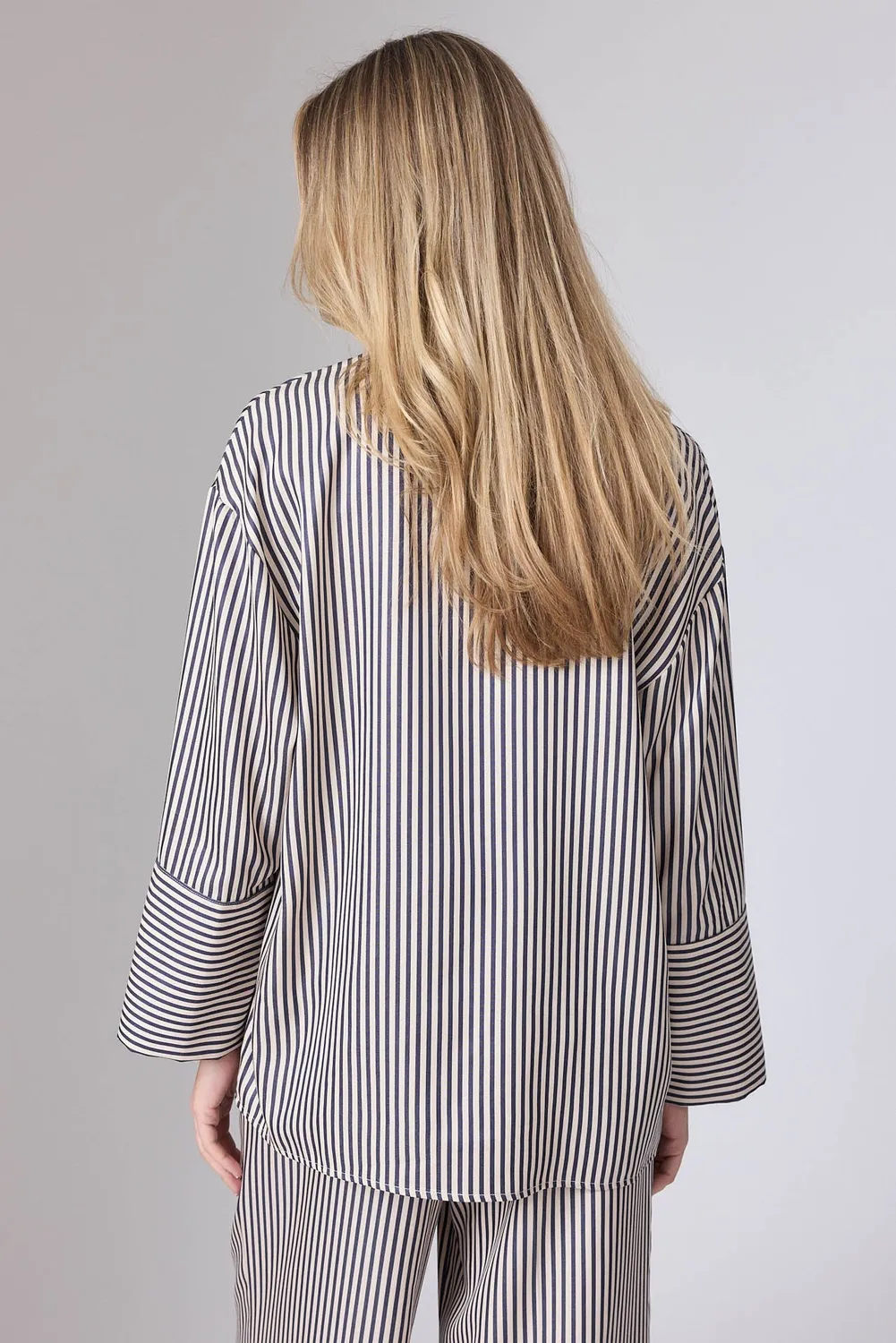 Corel Maeve Stripe Tencel blouse streep S-XL