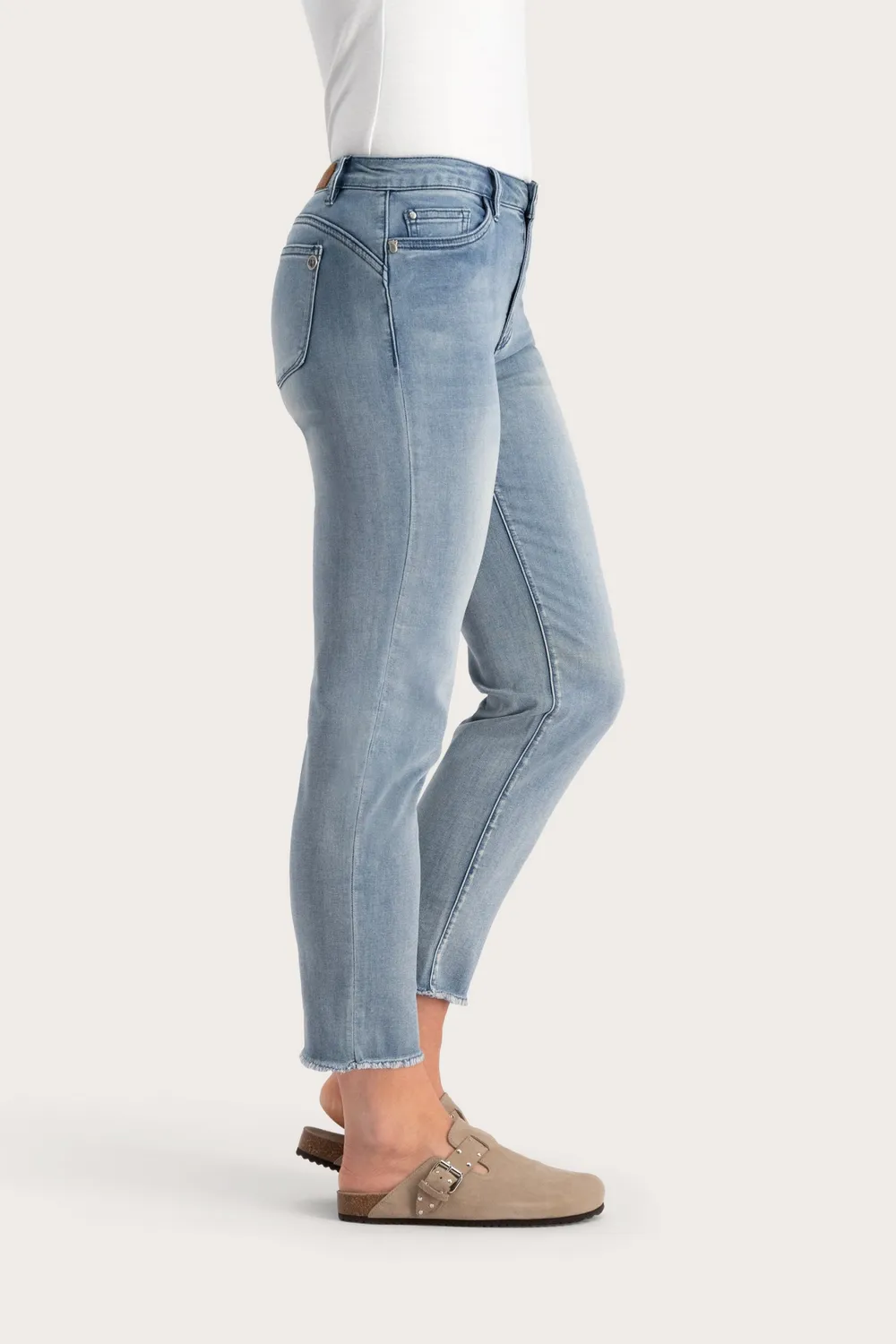 Florez Charmeur Straight jeans light blue klassiek