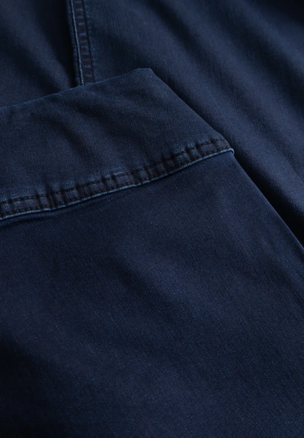 Laurie Thea Straight ML broek Dark Blue Denim stretch medium