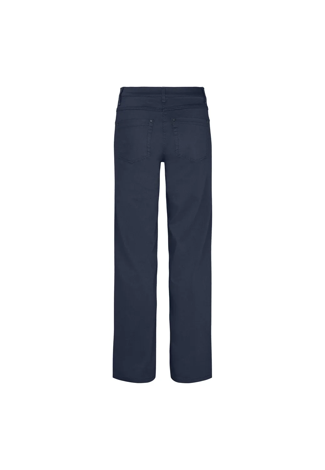 Laurie Amelia Straight ML broek navy stretch