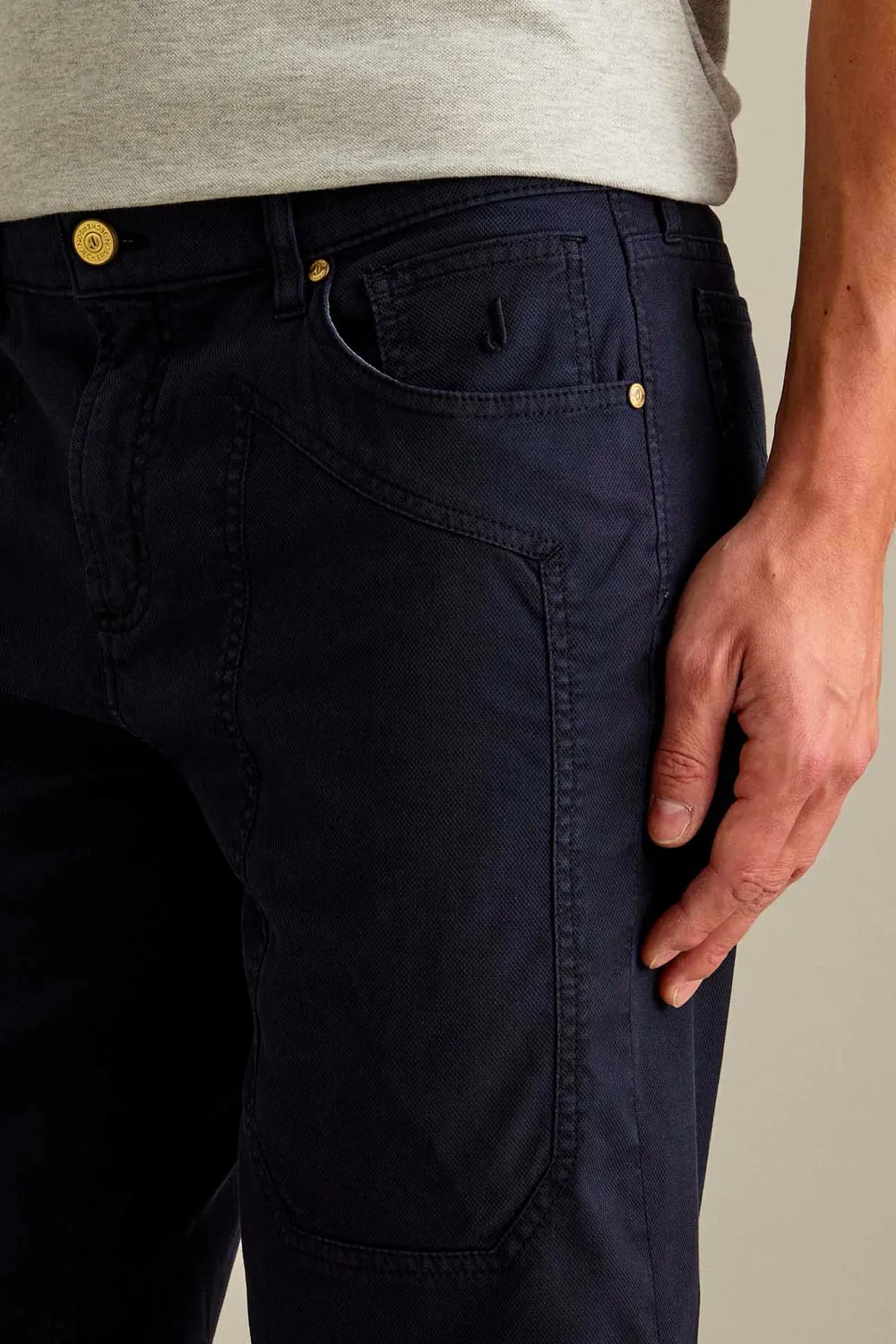 Jeckerson Jayden Toppa Bermuda Slim Fit Donkerblauw