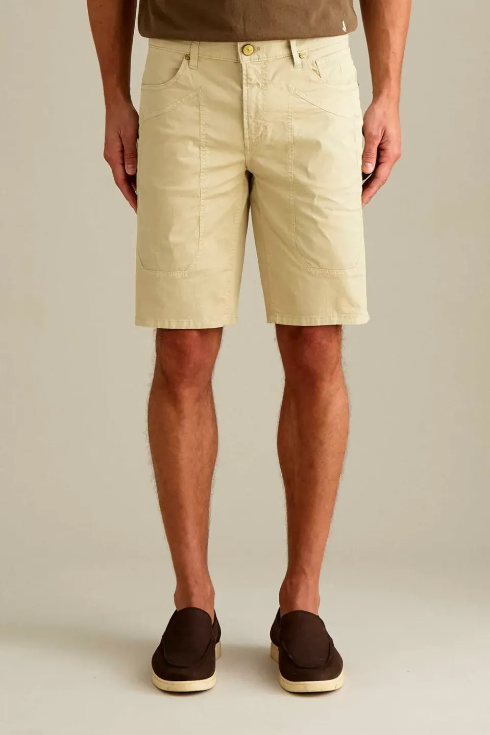 Jeckerson Jayden slim fit bermuda lichtbeige