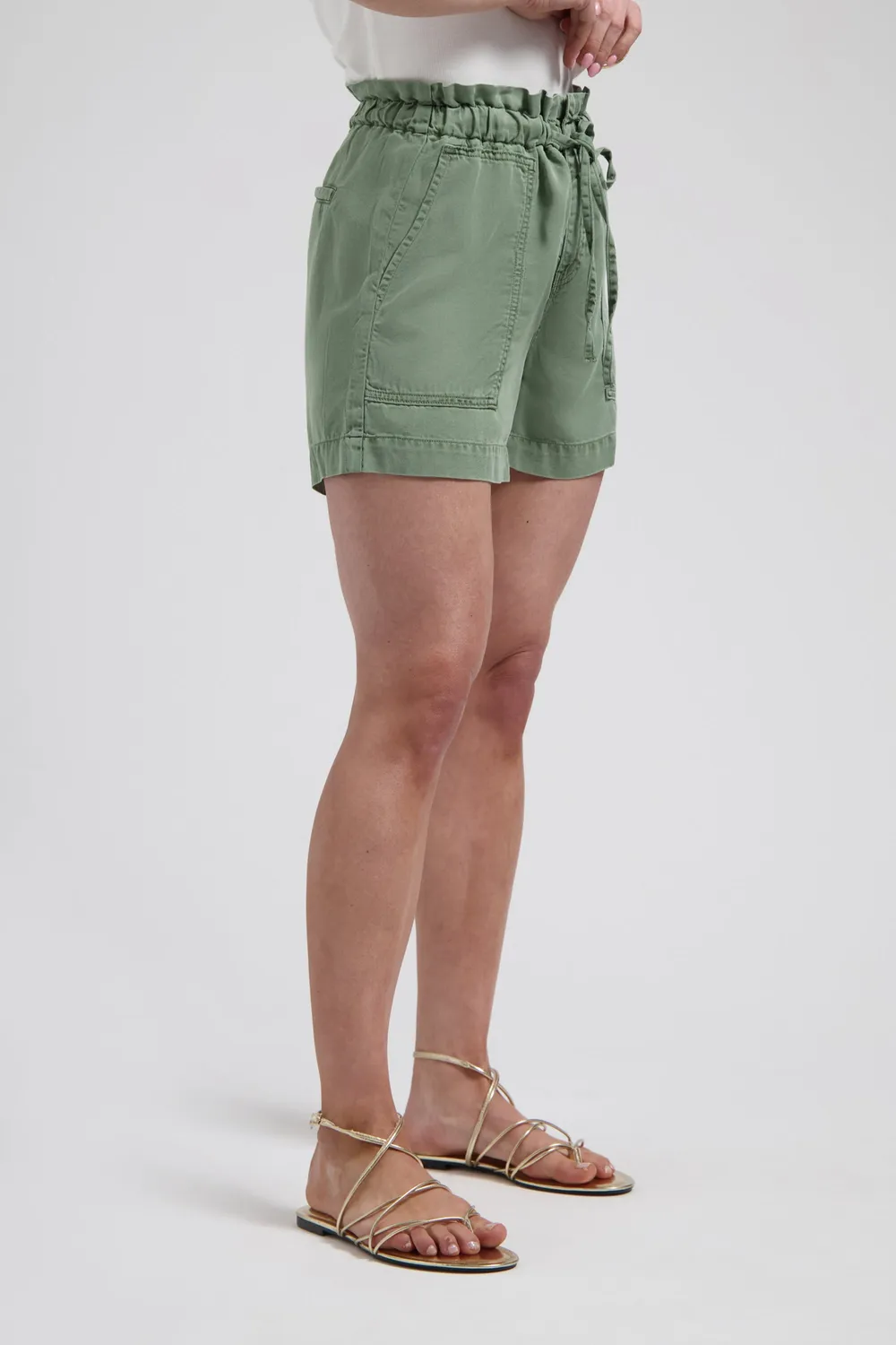Florez Will Olive Green short bermuda