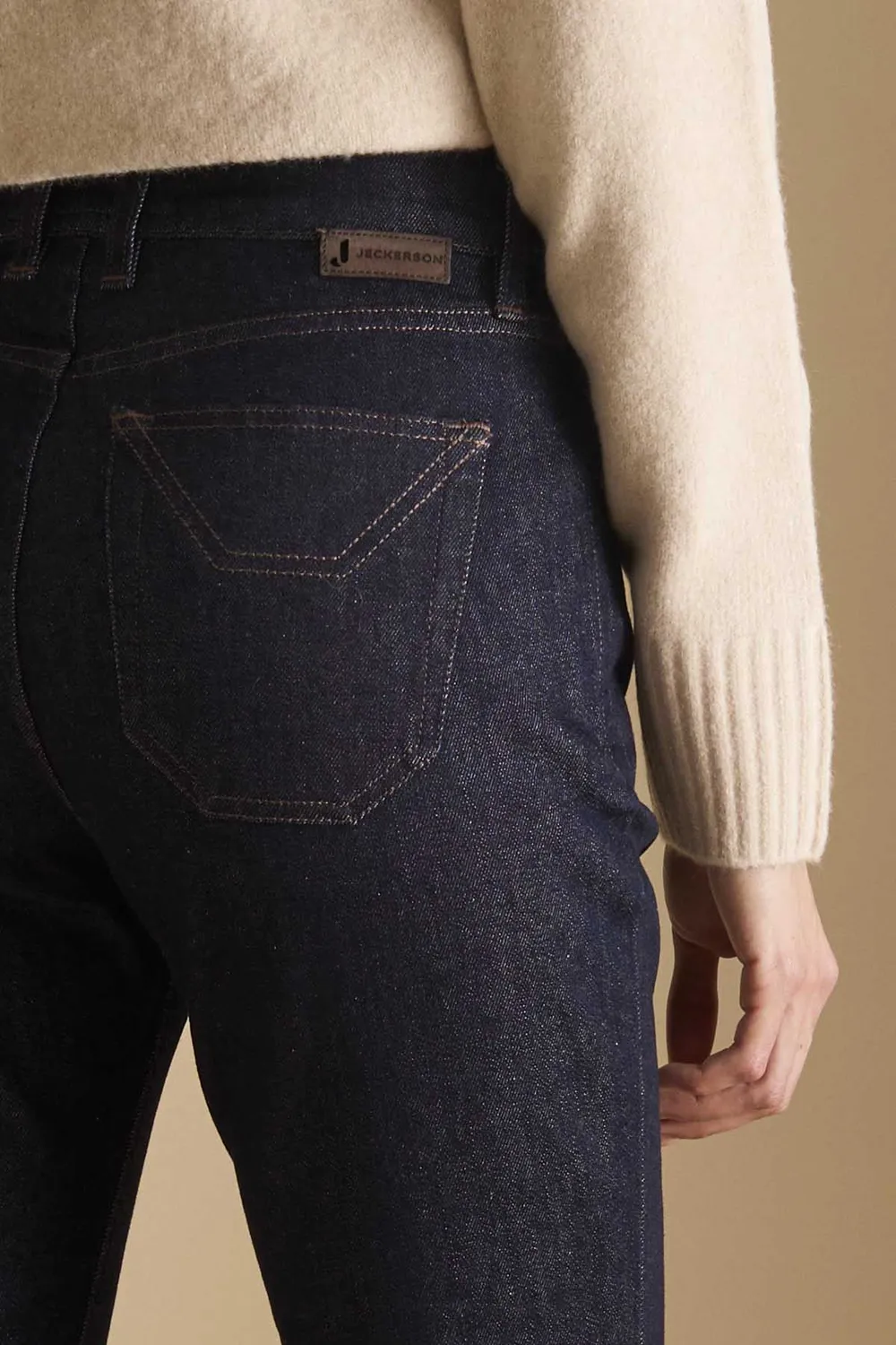 Jeckerson Jacqueline jeans blauw donker slim fit dames denim