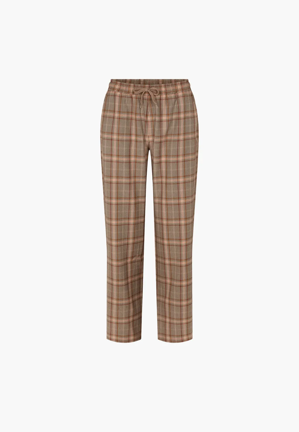 Laurie Oline Relaxed ML broek Deer Check viscose