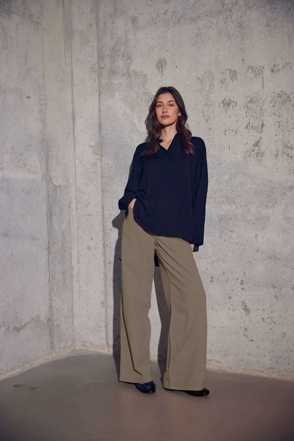 Laurie Carol Loose ML fluwelen broek Sika losse fit