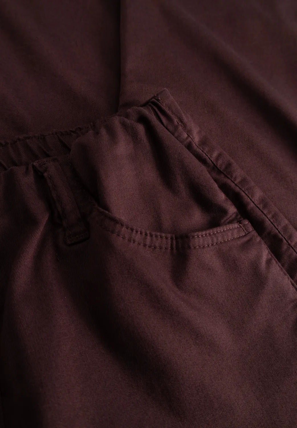 Laurie Patricia Regular CL damesbroek Dark Plum stretch