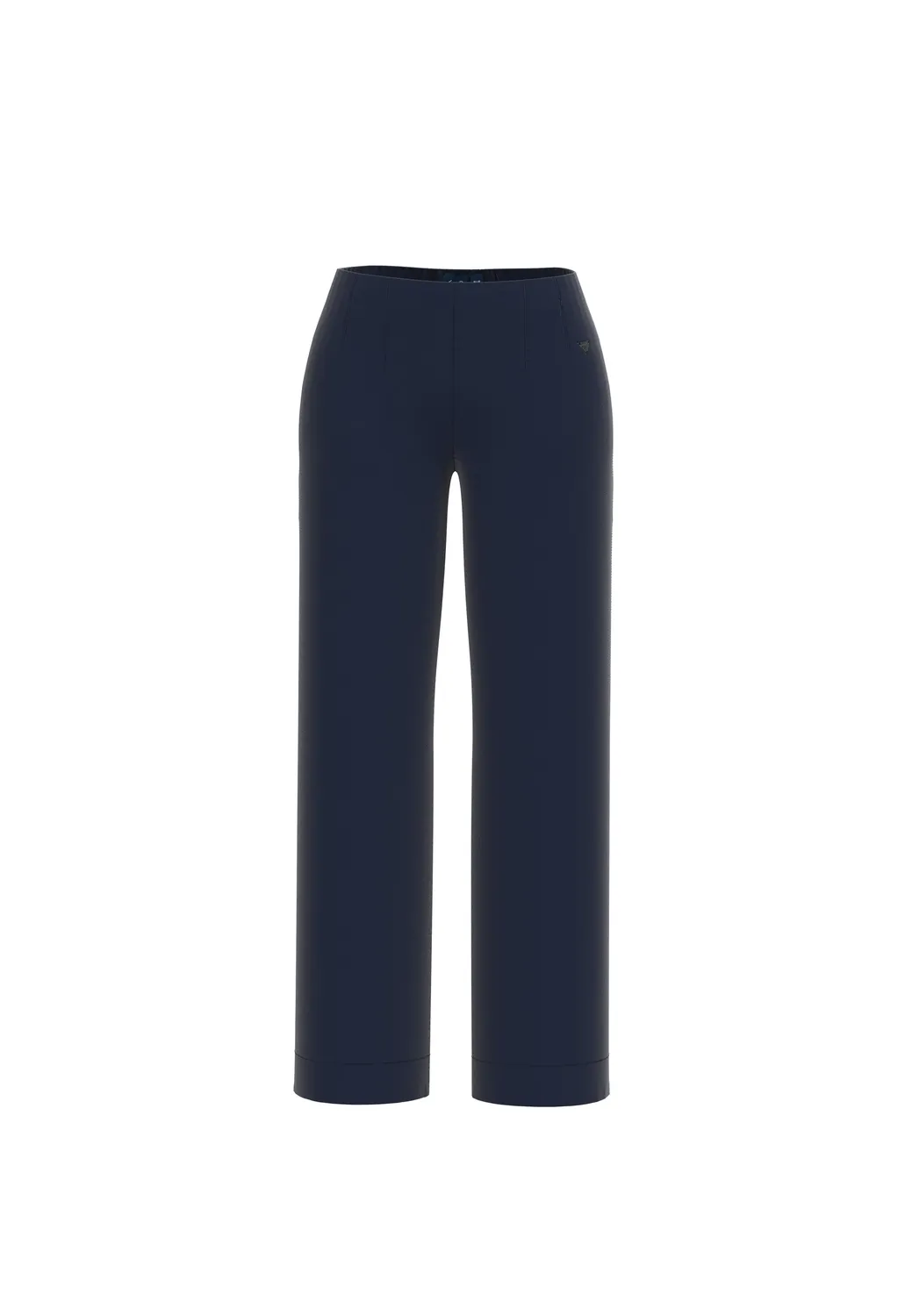 Laurie Bella Straight ML broek navy stretch