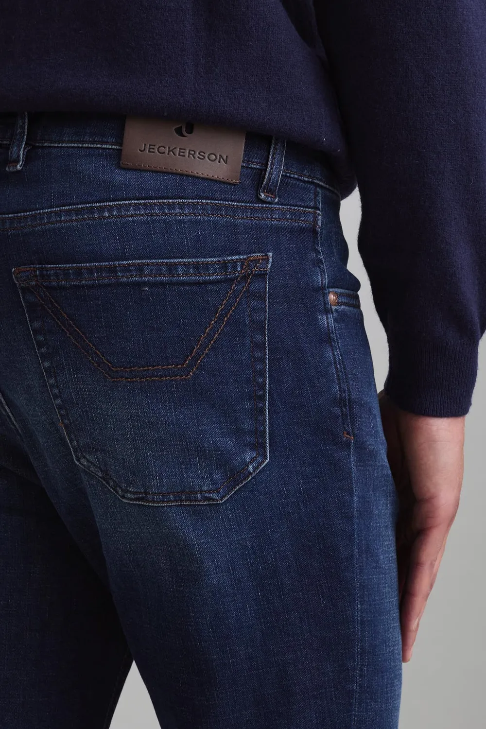 Jeckerson Jordan slim fit jeans blauw denim 10 oz
