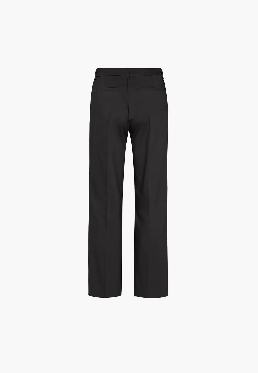 Laurie Judy Straight damesbroek Black stretch katoen