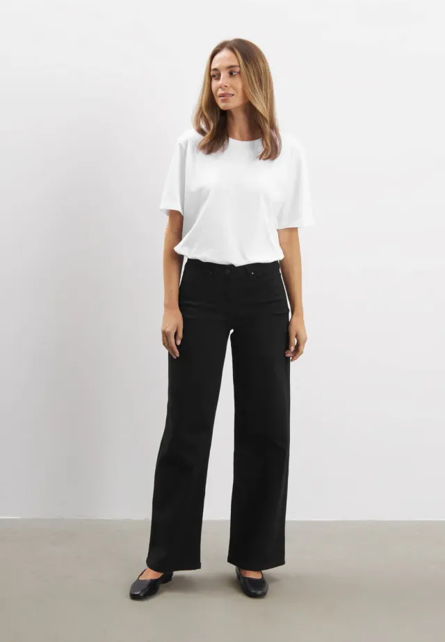Laurie Carol Loose ML jeans Black Denim stretch