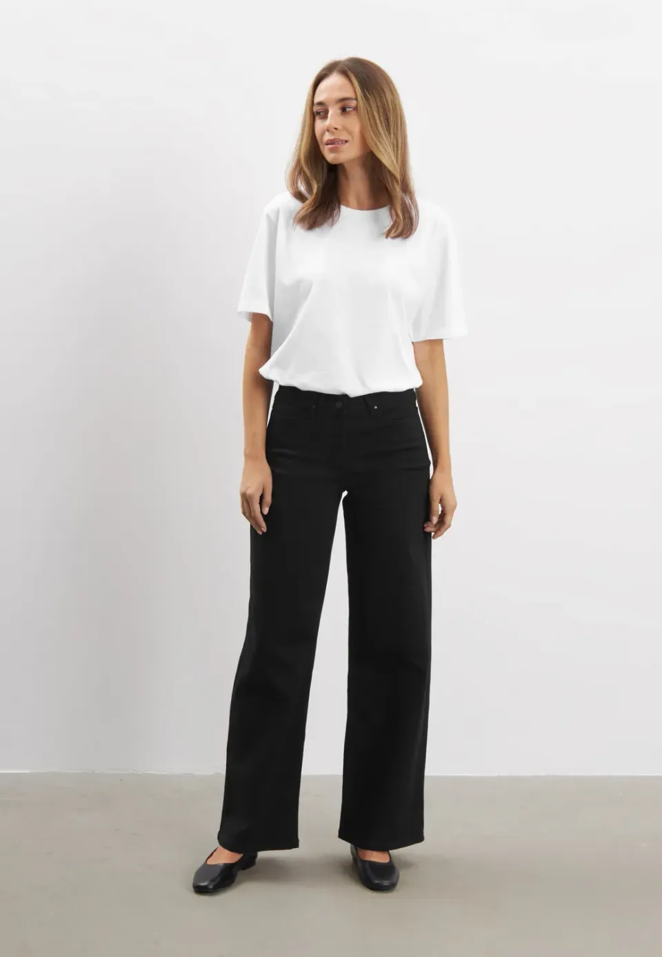 Laurie Carol Loose ML jeans Black Denim stretch