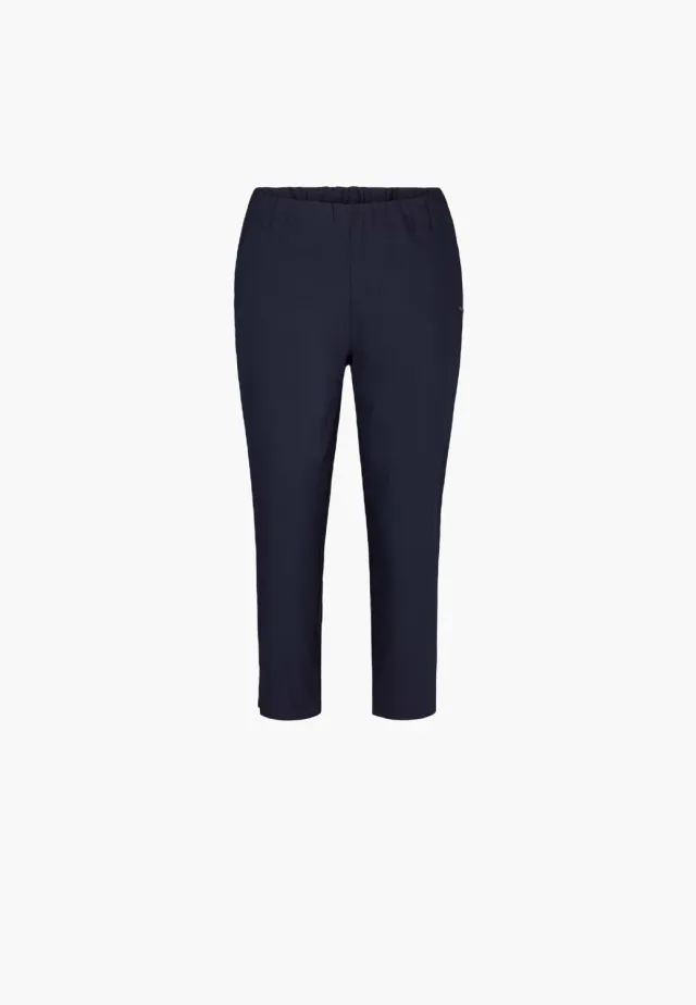 Laurie Elizabeth Slim Capri ML capri Navy stretch