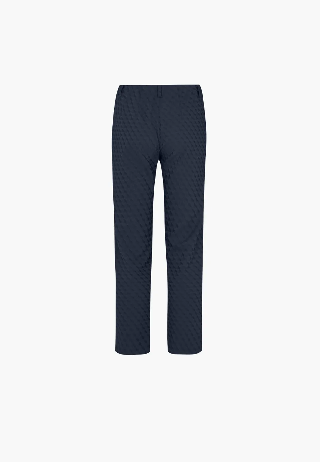 Laurie Kelly Regular SL pantalon Navy Jacquard kort
