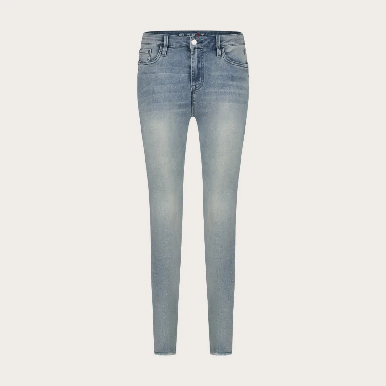 Florez Bobbi Slim Fit broek Cloudy Moss groen