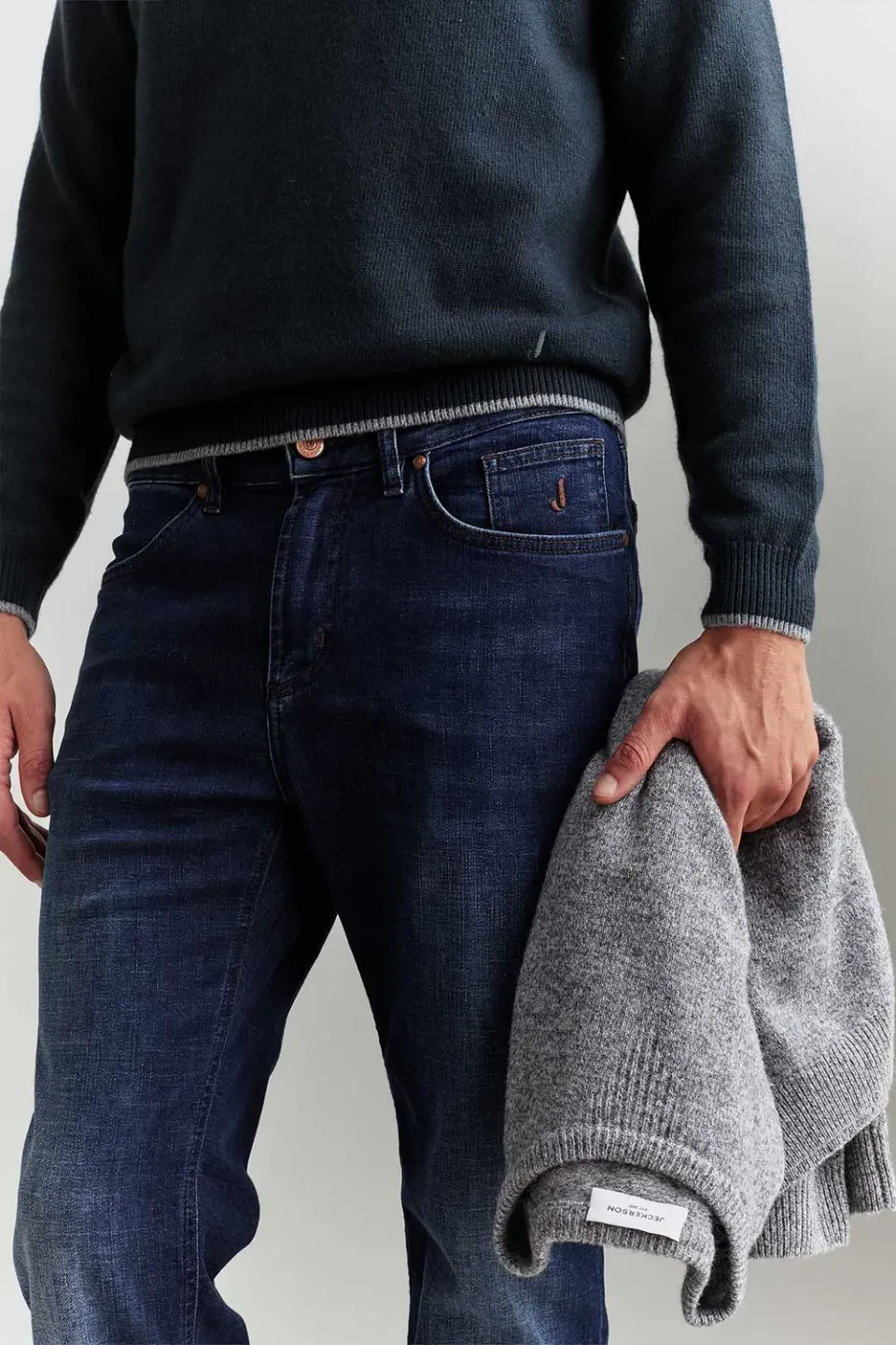 Jeckerson Jordan slim fit jeans blauw denim 10 oz