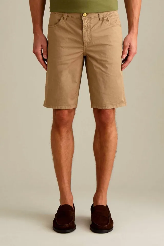 Jeckerson Jo korte broek slim fit beige cement light