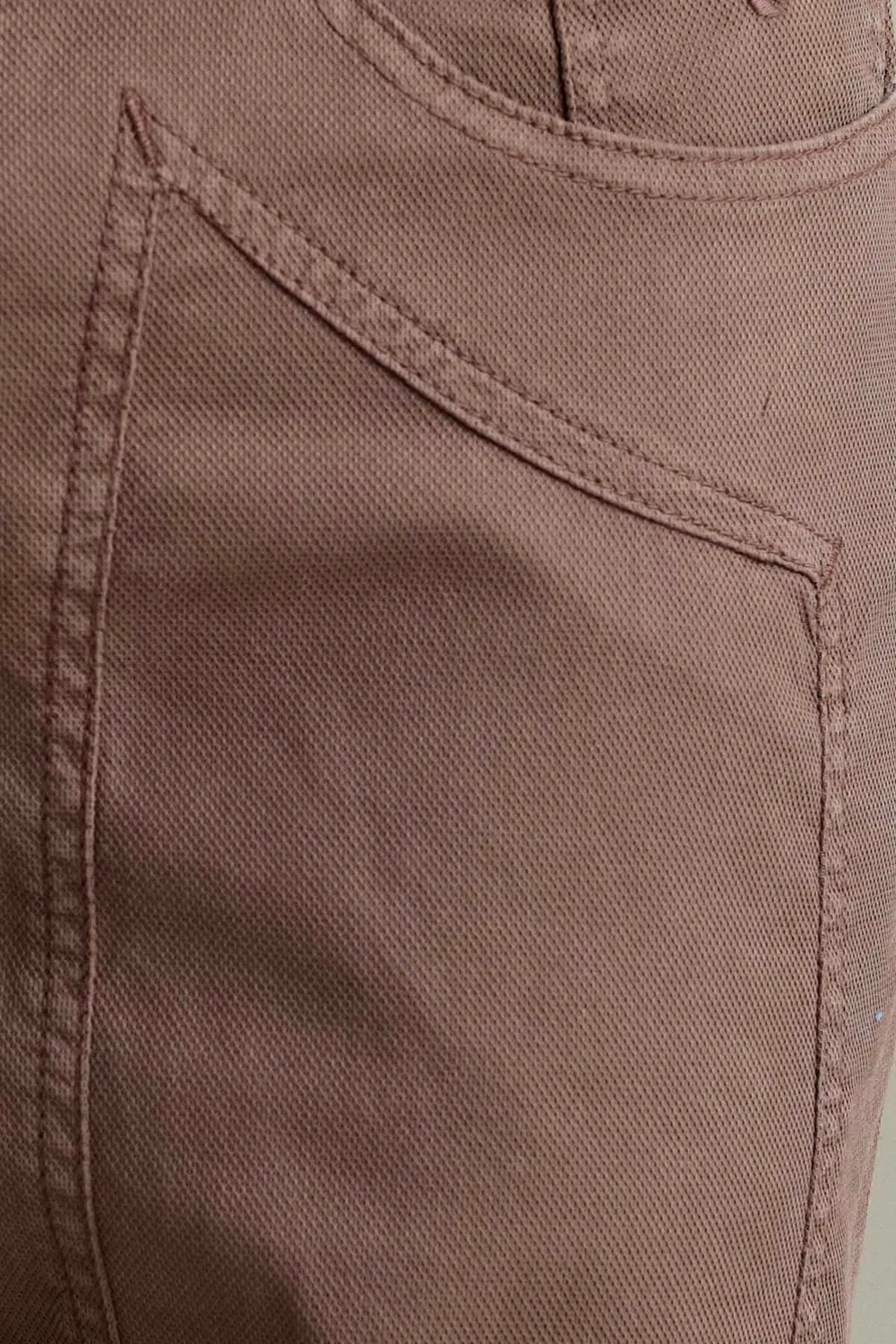 Jeckerson John broek chocoladebruin slim fit katoen
